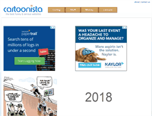 Tablet Screenshot of cartoonista.com